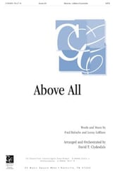 Above All SATB choral sheet music cover